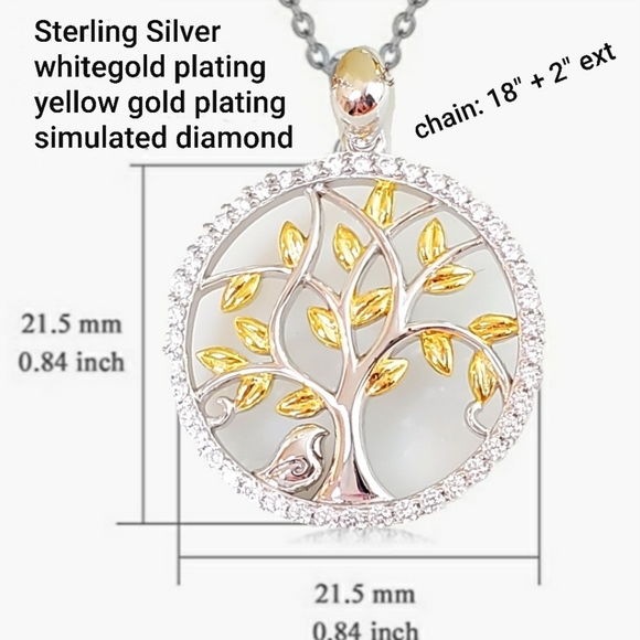 NEW Tree of Life with Cutie Bird Necklace - Picture 4 of 7